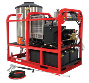 Hotsy Diesel Engine Pressure Washer - Super Skid HSS Series