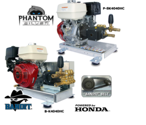 Cold Water, Skid Mounted Professional Pressure Washers